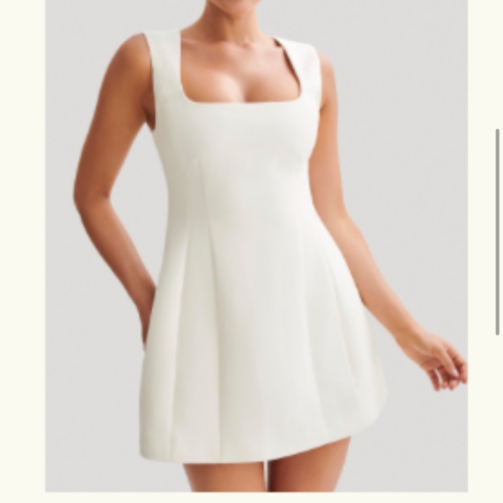 Meshki Lysandre Crepe Mini Dress